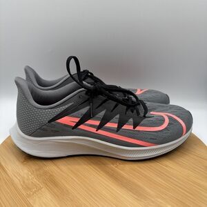 Nike Women Size 11 Zoom Rival Fly CD7287-002 Gray Running Shoes Lace Up Sneakers